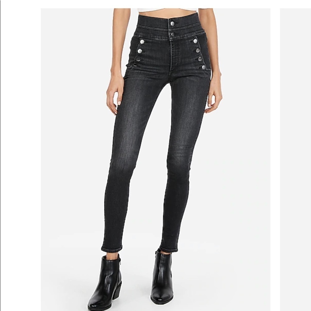 Express Super High Waisted Legging Jean